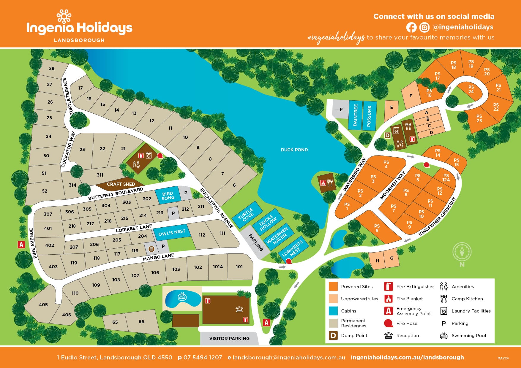 Landsborough Park Map