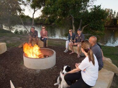 Ingenia Holidays Rivershore Group Campfire