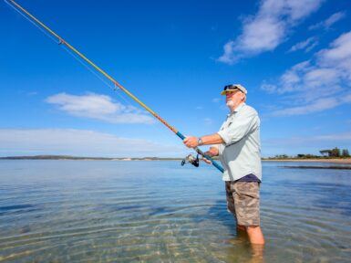 Ingenia Holidays Phillip Island Man Fishing