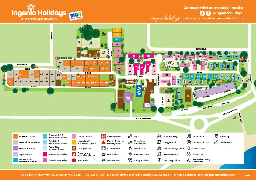 Queenscliff Beacon Park Map