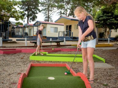 Ingenia Holidays Torquay Girl Golfing