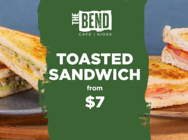 The Bend Cafe, Murray Bend Toasted Sandwhich