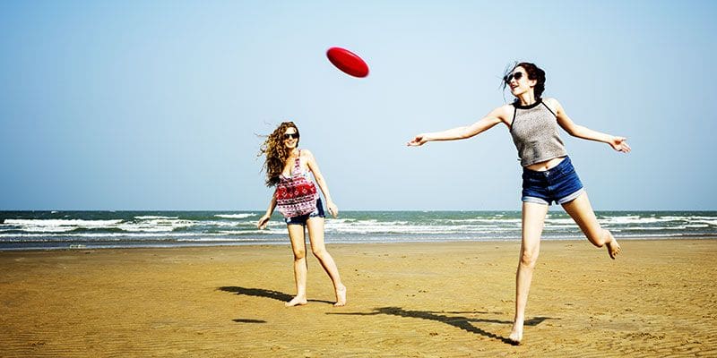 Challenge your friends to a game of Frisbee golf