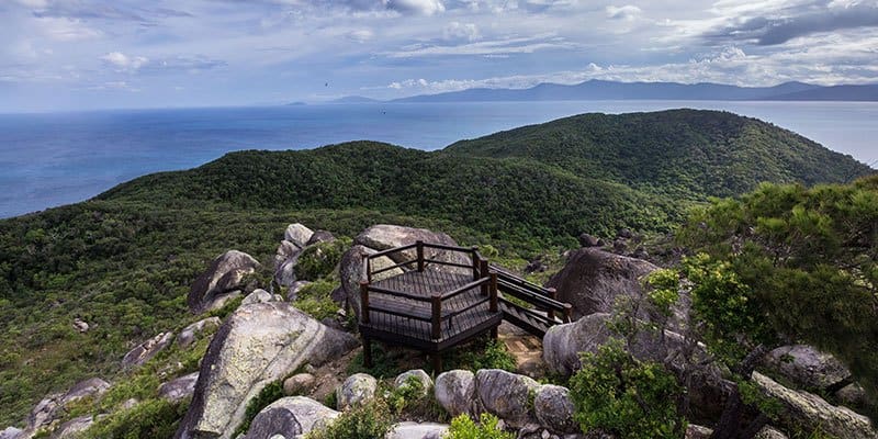Take in the views from the lookouts on Fitzroy Island