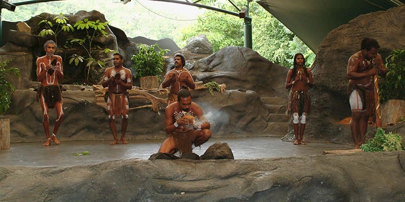 Learn about the culture and history of the region at Tjapukai Cultural Park